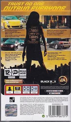 Need for Speed Undercover - PSP Spil (B Grade) (Genbrug)